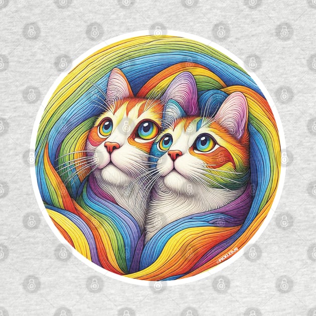 Rainbow Cats by Sketchy